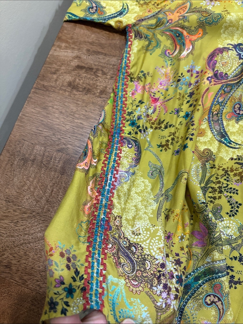Johnny Was Workshop Button up blouse Top. Medium. Colorful - Picture 10 of 10